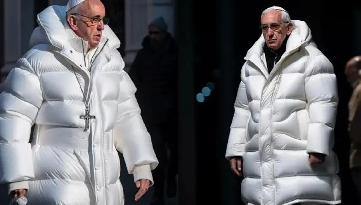 Papa Bergoglio versione Balenciaga
