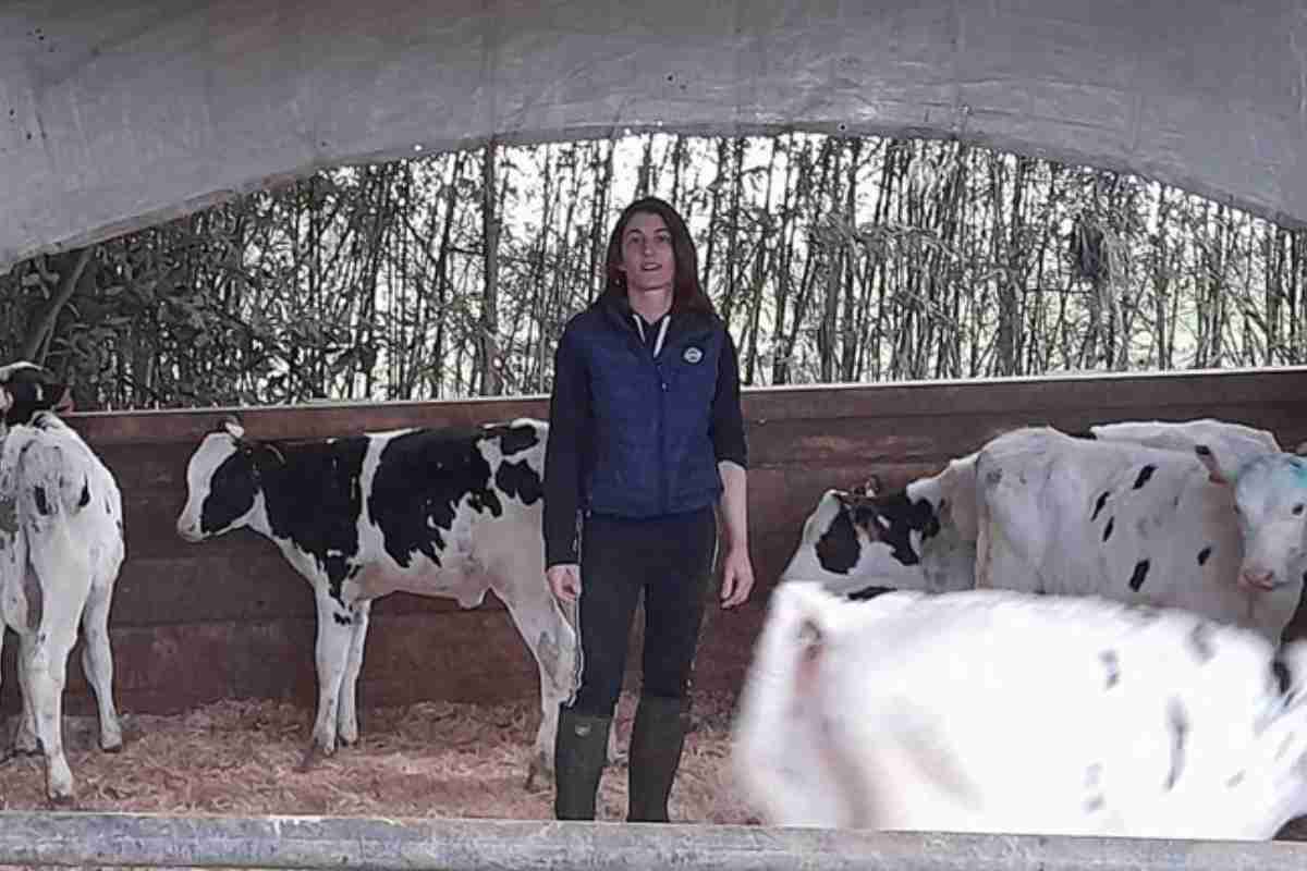 L'allevatrice protesta assieme agli altri "trattori". Forse apparirà a Sanremo.