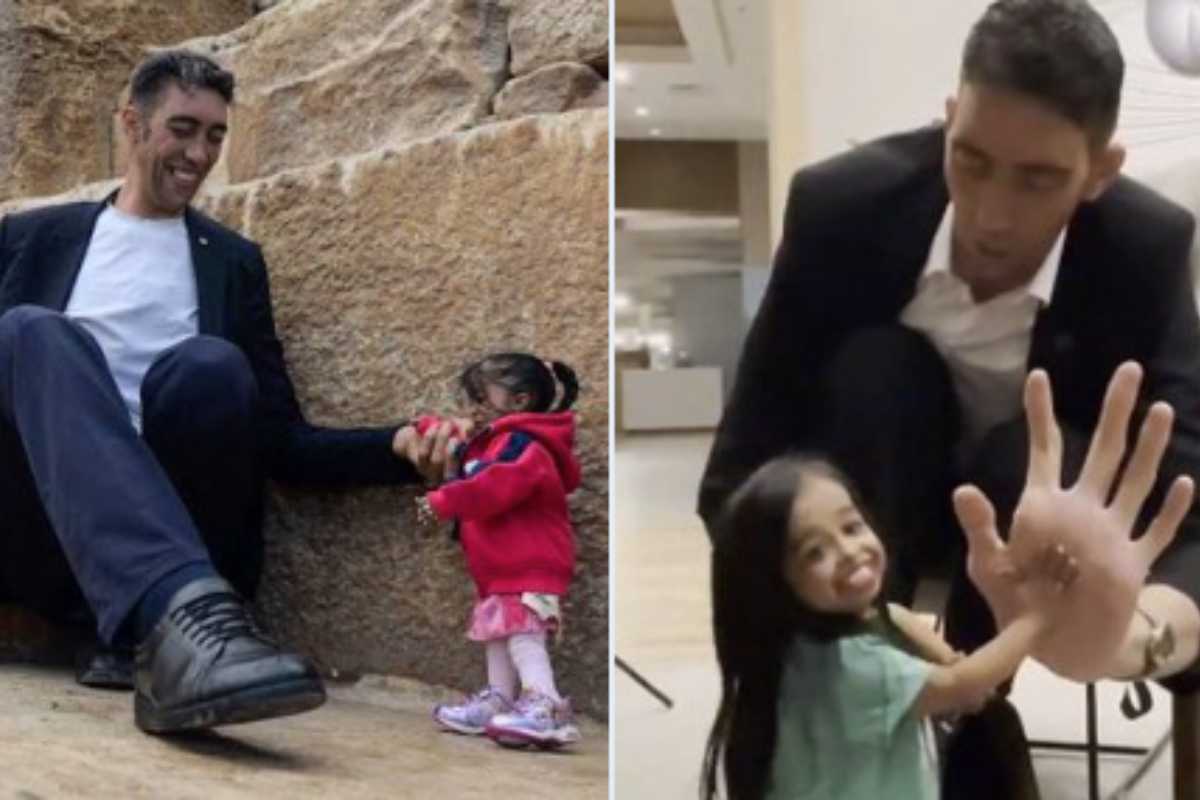 La donna più bassa e l'uomo più alto al mondo si sono rivisti per la seconda volta dal 2018.