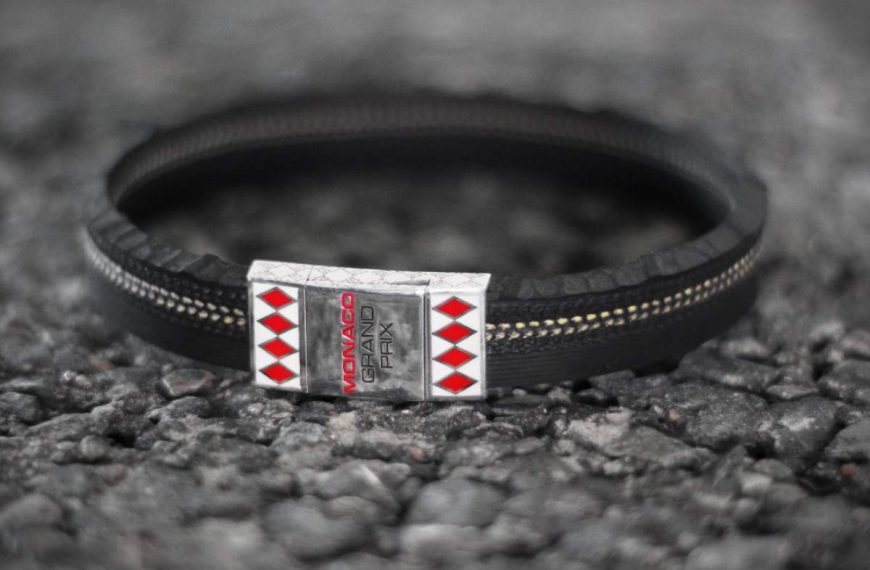 Formula 1 e moda si incontrano: i nuovi bracciali Mongrip realizzati con veri pneumatici da gara